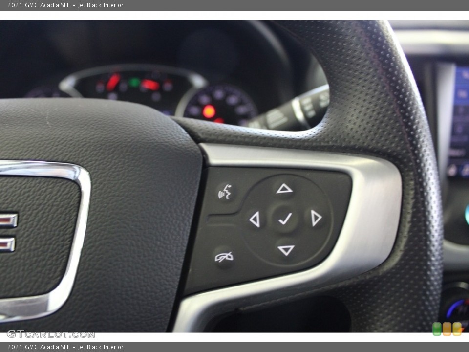 Jet Black Interior Steering Wheel for the 2021 GMC Acadia SLE #145907497