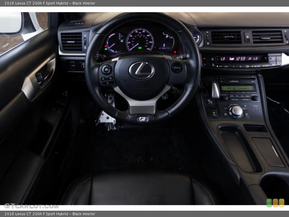 Black Interior Dashboard for the 2016 Lexus CT 200h F Sport Hybrid #145908782