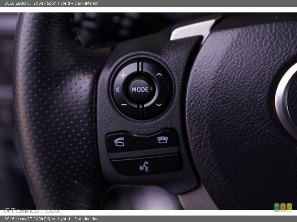 Black Interior Steering Wheel for the 2016 Lexus CT 200h F Sport Hybrid #145908977