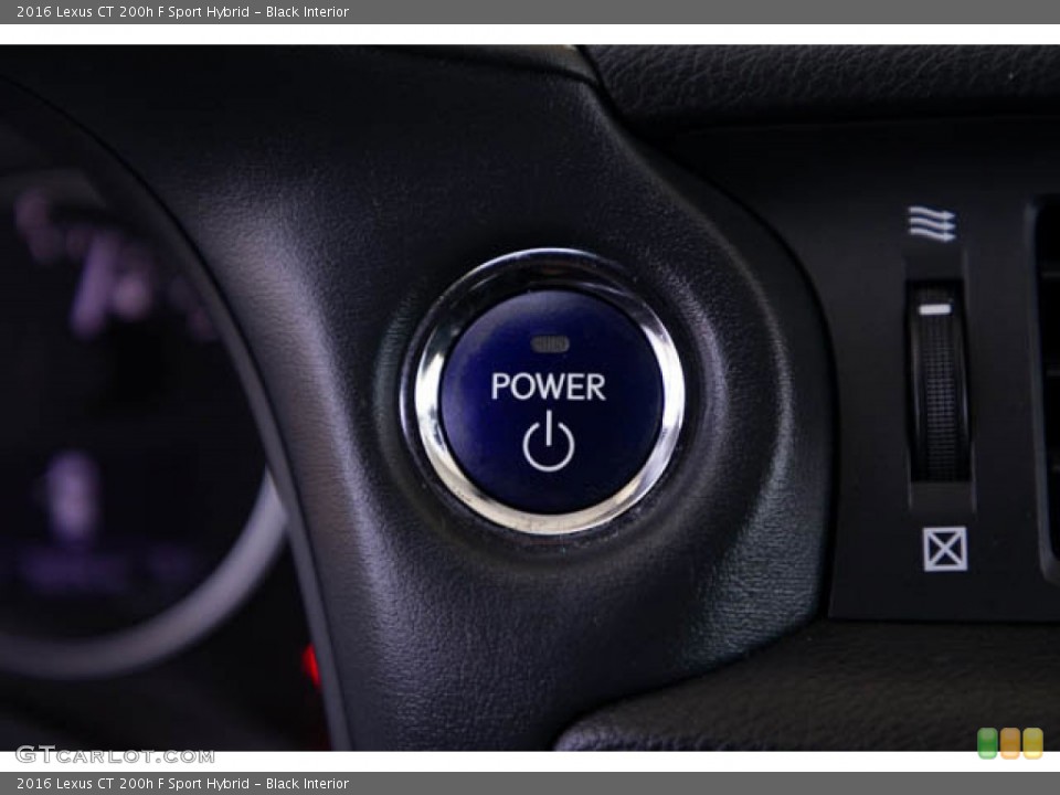 Black Interior Controls for the 2016 Lexus CT 200h F Sport Hybrid #145909028