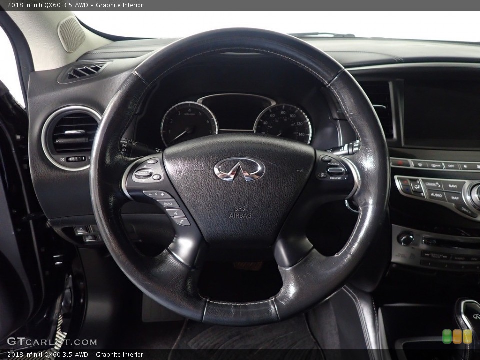 Graphite Interior Steering Wheel for the 2018 Infiniti QX60 3.5 AWD #145909034
