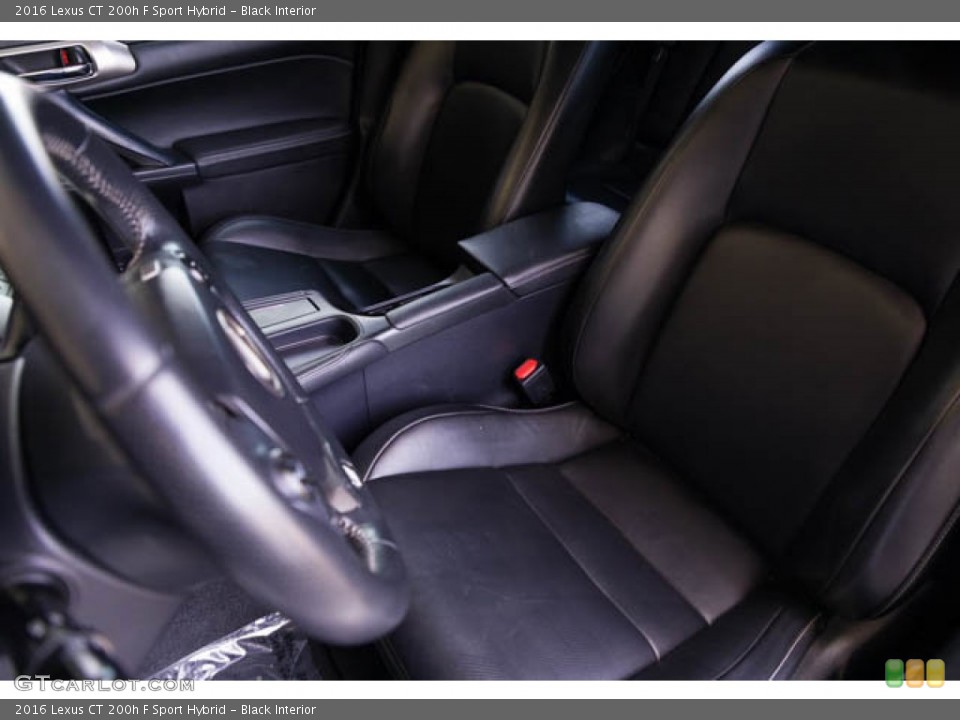 Black Interior Front Seat for the 2016 Lexus CT 200h F Sport Hybrid #145909058