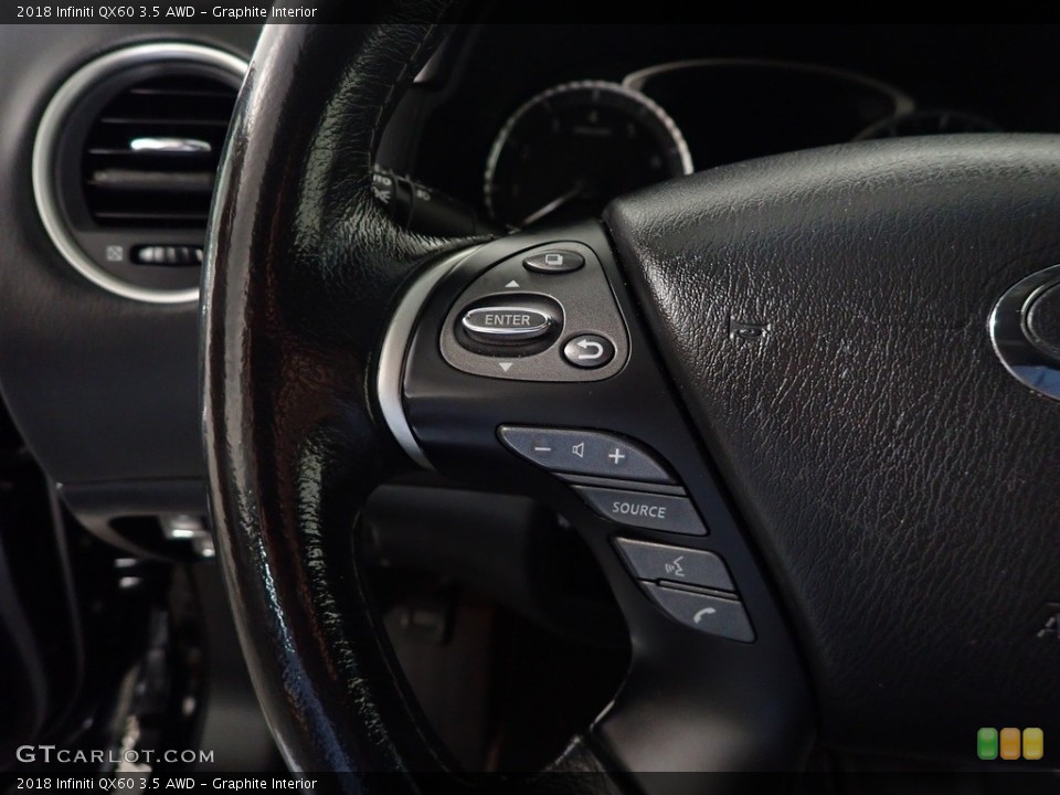 Graphite Interior Steering Wheel for the 2018 Infiniti QX60 3.5 AWD #145909064