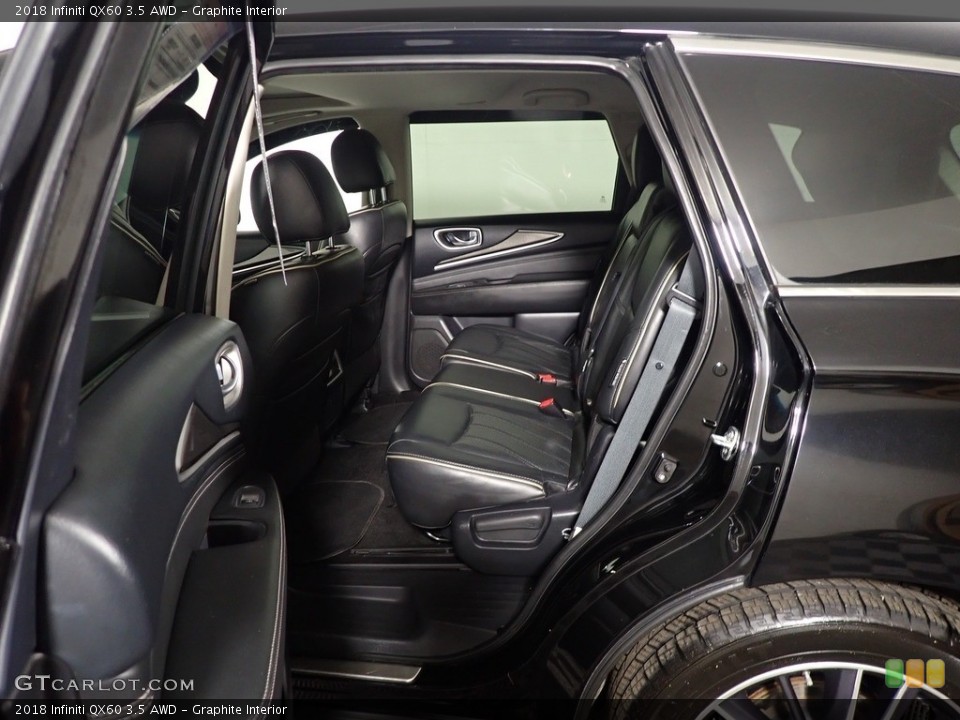 Graphite Interior Rear Seat for the 2018 Infiniti QX60 3.5 AWD #145909184