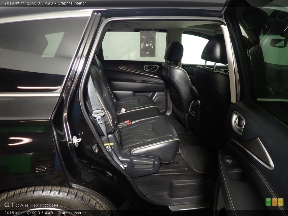 Graphite Interior Rear Seat for the 2018 Infiniti QX60 3.5 AWD #145909232
