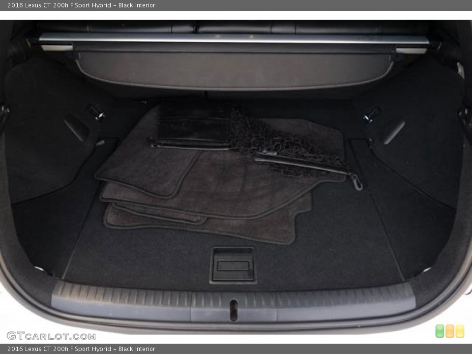 Black Interior Trunk for the 2016 Lexus CT 200h F Sport Hybrid #145909262
