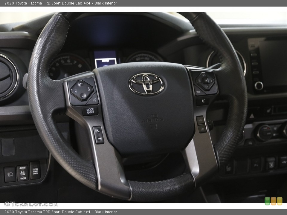 Black Interior Steering Wheel for the 2020 Toyota Tacoma TRD Sport Double Cab 4x4 #145909421