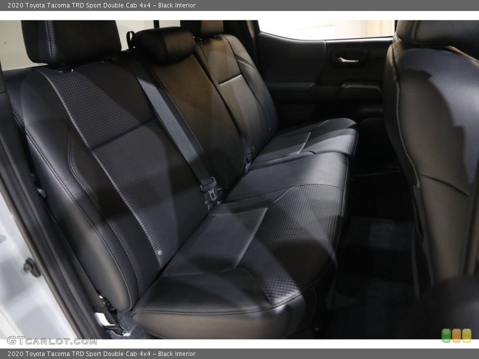 Black Interior Rear Seat for the 2020 Toyota Tacoma TRD Sport Double Cab 4x4 #145909577