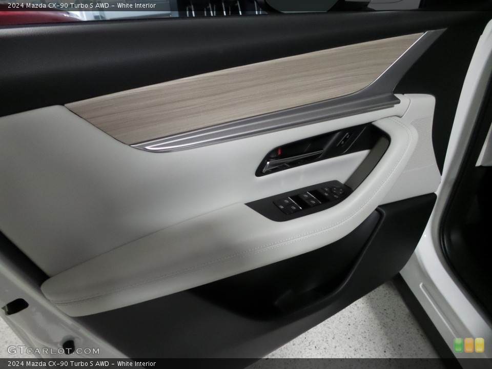 White Interior Door Panel for the 2024 Mazda CX-90 Turbo S AWD #145909847
