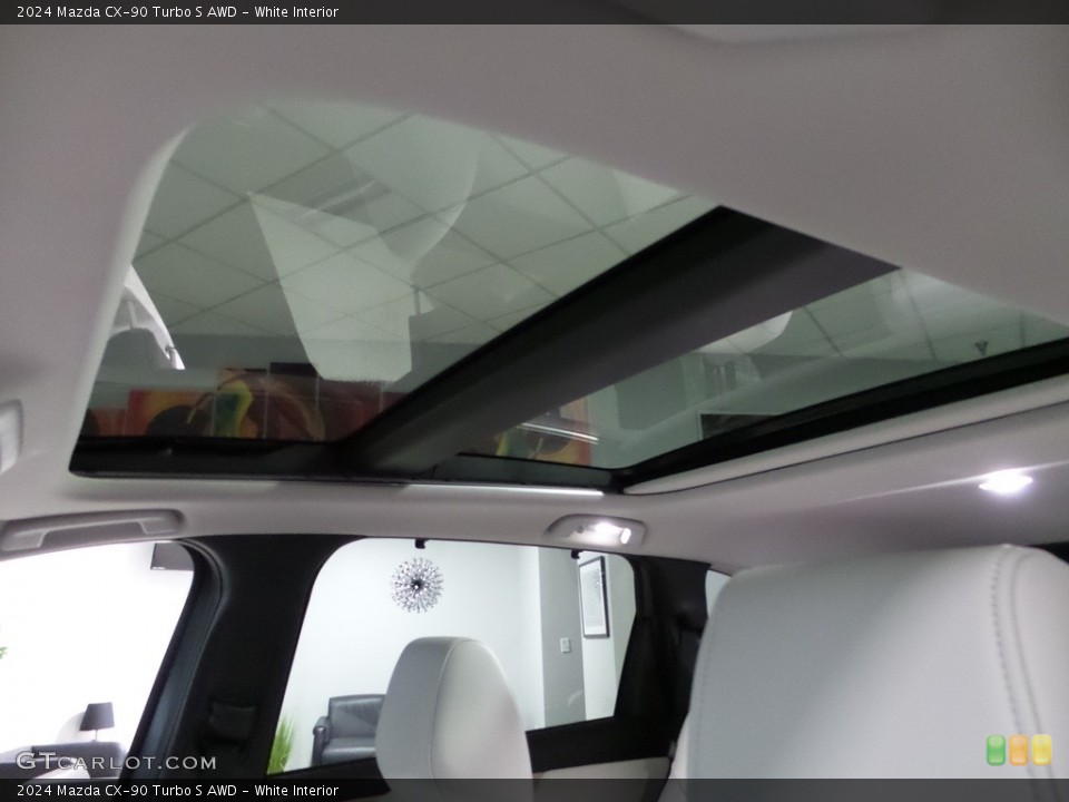 White Interior Sunroof for the 2024 Mazda CX-90 Turbo S AWD #145909862