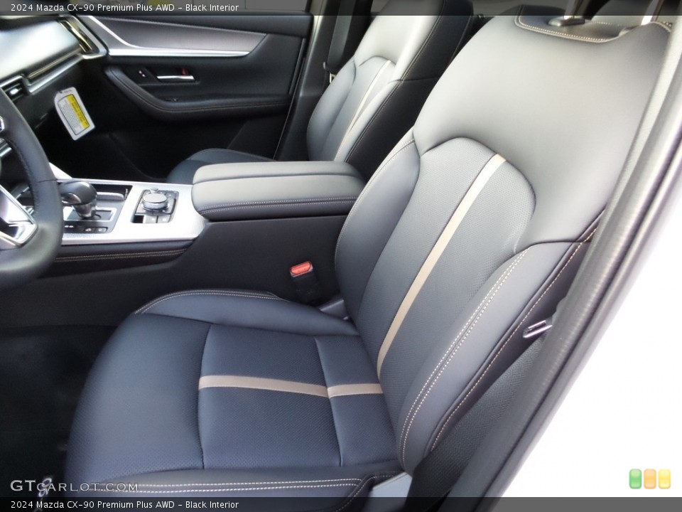 Black Interior Front Seat for the 2024 Mazda CX-90 Premium Plus AWD #145910171