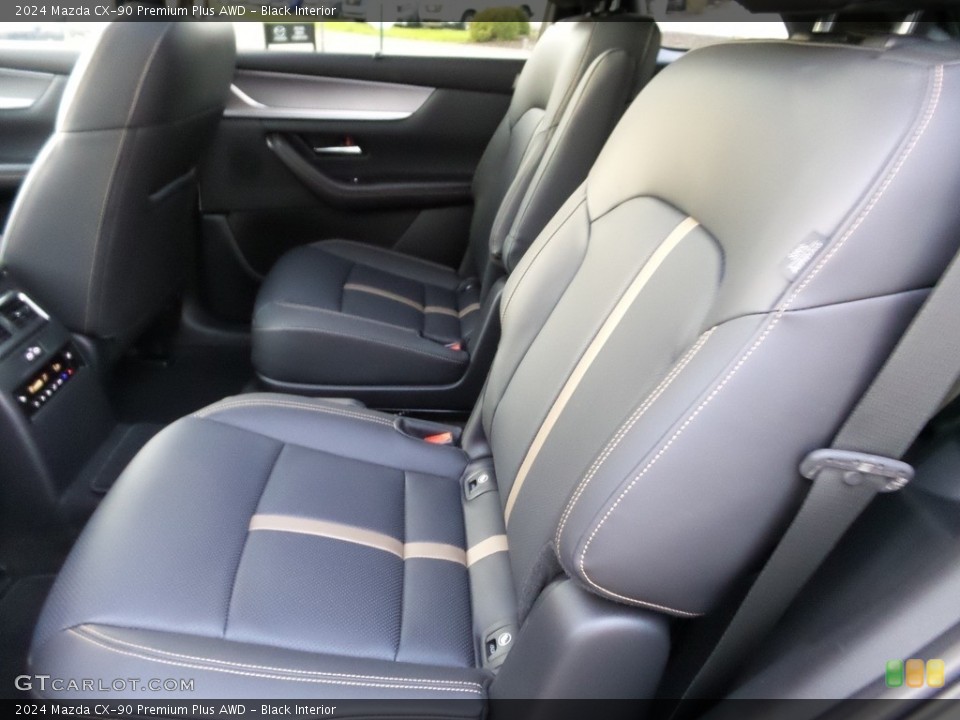 Black Interior Rear Seat for the 2024 Mazda CX-90 Premium Plus AWD #145910192