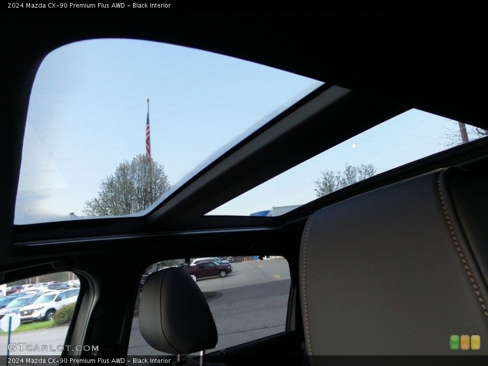 Black Interior Sunroof for the 2024 Mazda CX-90 Premium Plus AWD #145910267
