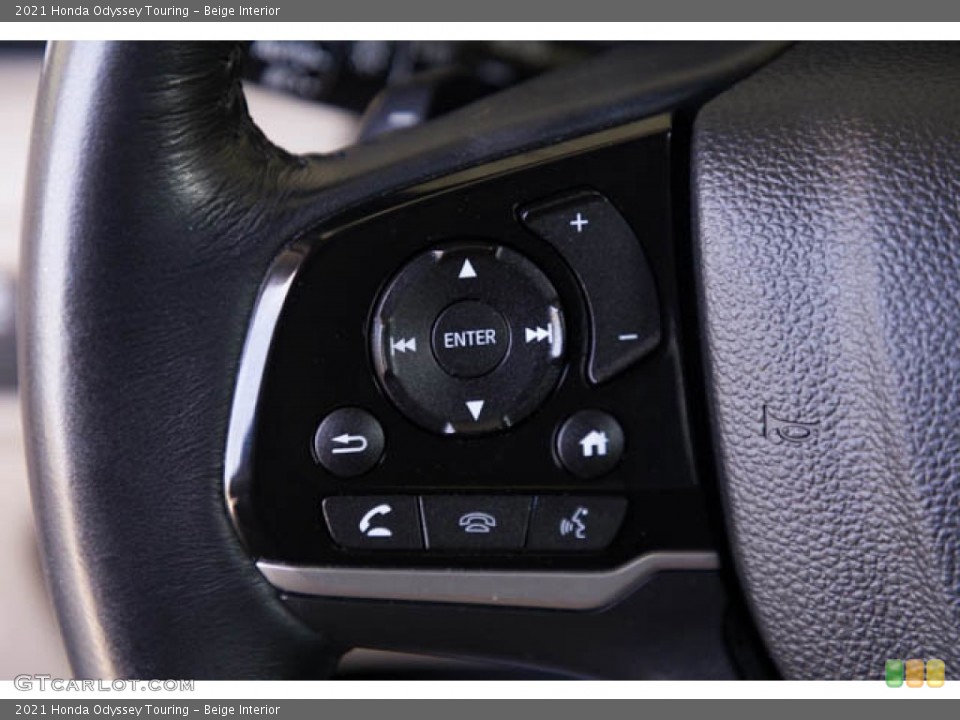 Beige Interior Steering Wheel for the 2021 Honda Odyssey Touring #145910362