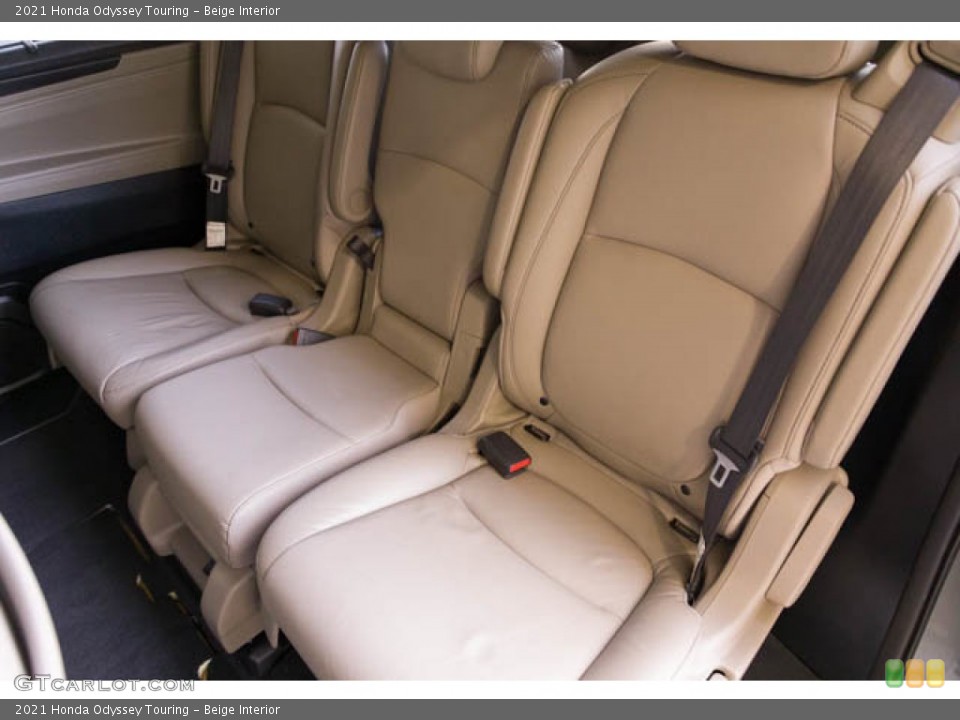 Beige Interior Rear Seat for the 2021 Honda Odyssey Touring #145910606
