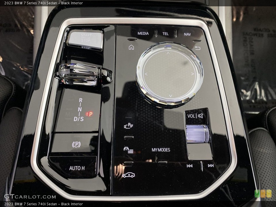 Black Interior Controls for the 2023 BMW 7 Series 740i Sedan #145910711