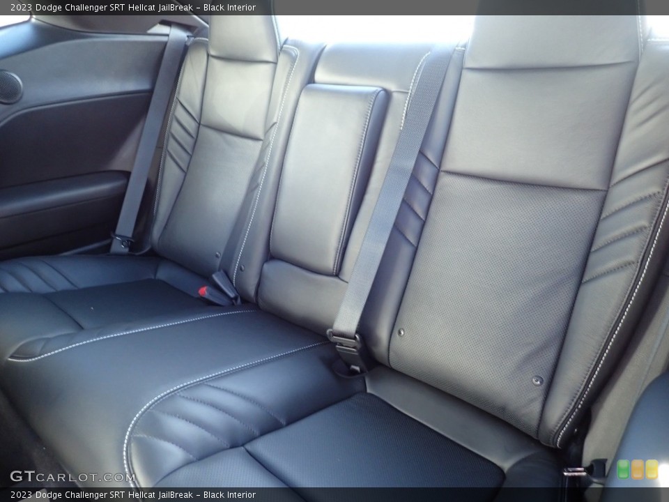 Black Interior Rear Seat for the 2023 Dodge Challenger SRT Hellcat JailBreak #145912097