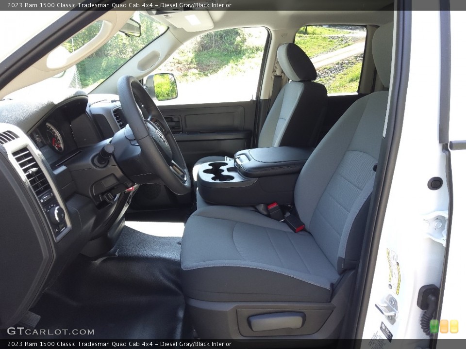 Diesel Gray/Black Interior Photo for the 2023 Ram 1500 Classic Tradesman Quad Cab 4x4 #145914584