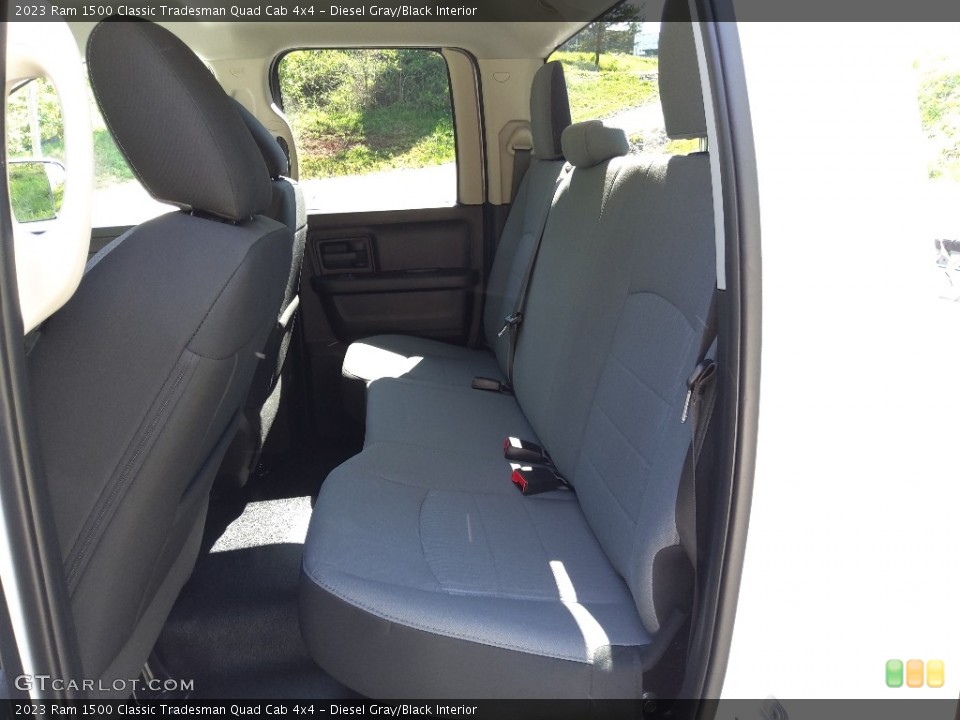 Diesel Gray/Black Interior Rear Seat for the 2023 Ram 1500 Classic Tradesman Quad Cab 4x4 #145914590