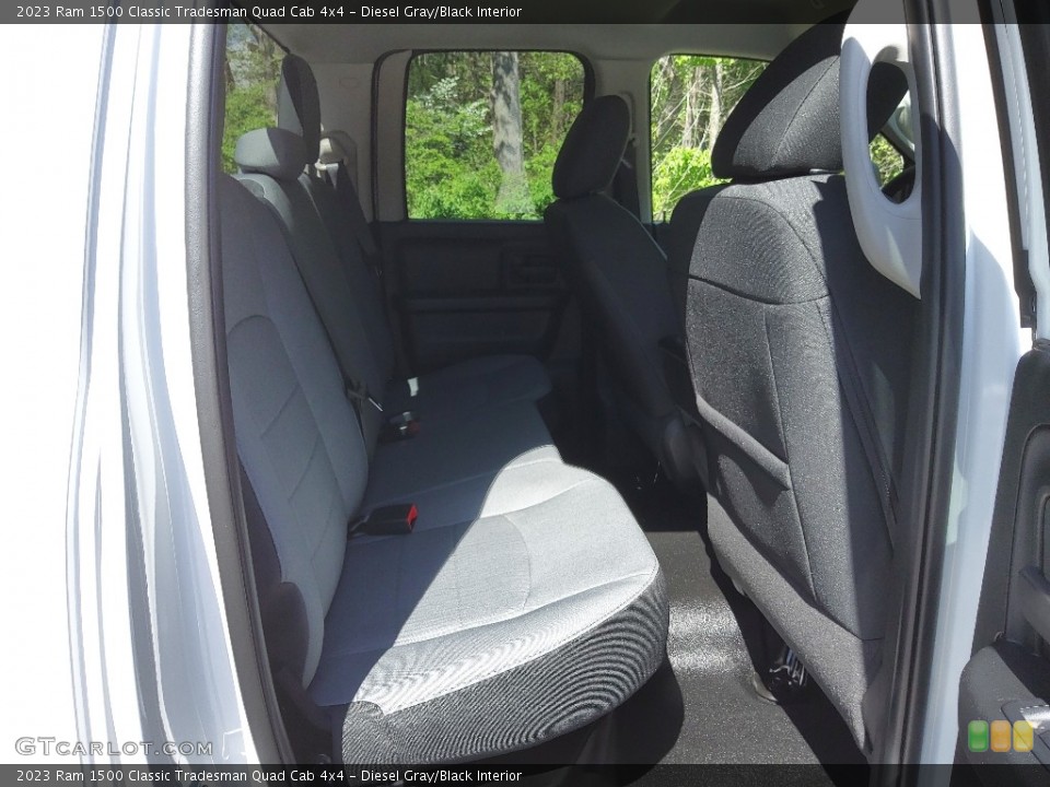 Diesel Gray/Black Interior Rear Seat for the 2023 Ram 1500 Classic Tradesman Quad Cab 4x4 #145914596