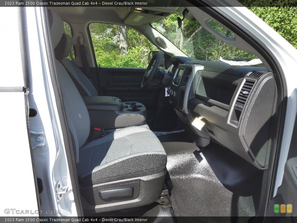Diesel Gray/Black Interior Front Seat for the 2023 Ram 1500 Classic Tradesman Quad Cab 4x4 #145914599
