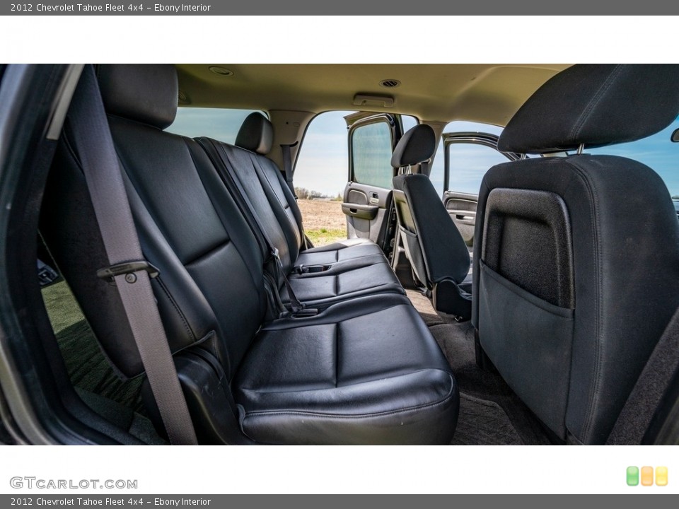 Ebony Interior Rear Seat for the 2012 Chevrolet Tahoe Fleet 4x4 #145915504