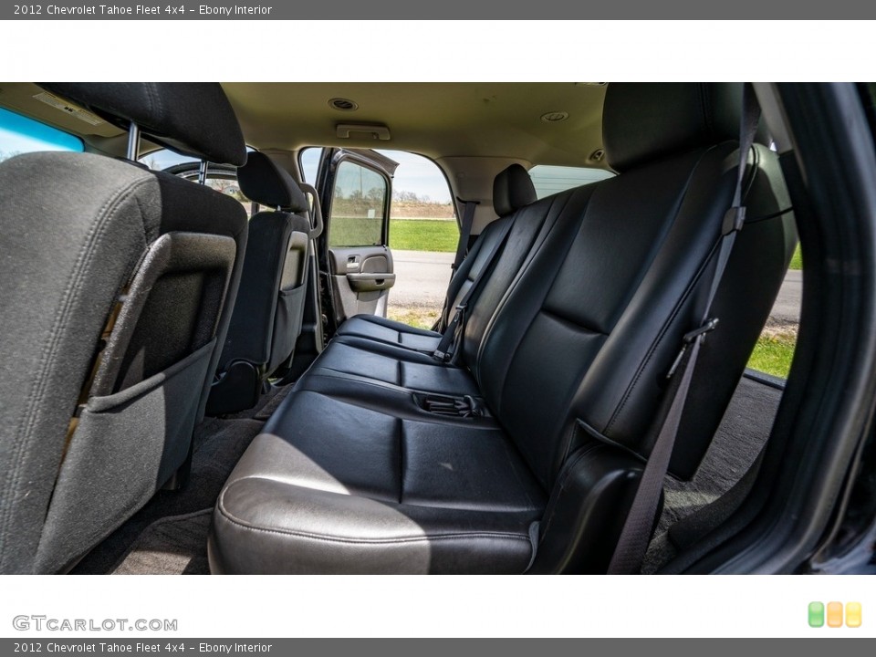 Ebony Interior Rear Seat for the 2012 Chevrolet Tahoe Fleet 4x4 #145915522