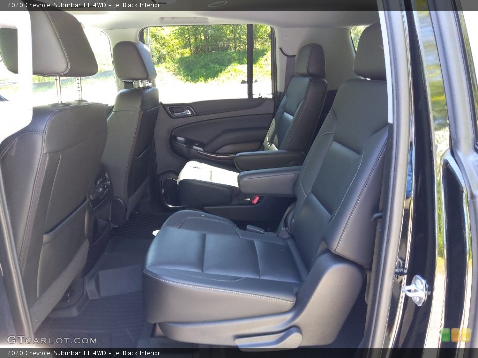 Jet Black Interior Rear Seat for the 2020 Chevrolet Suburban LT 4WD #145916905