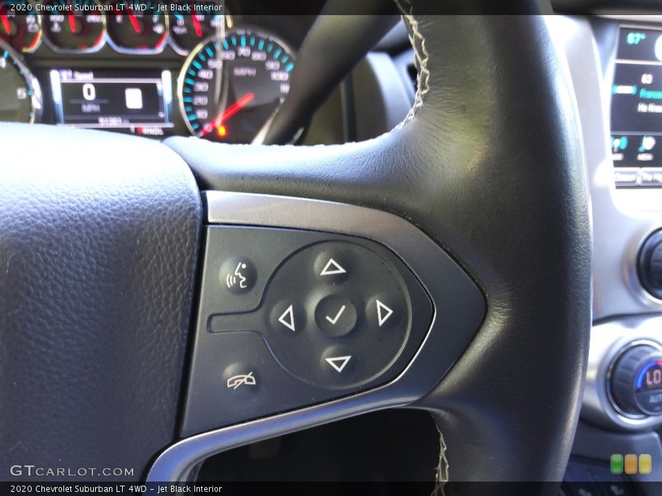 Jet Black Interior Steering Wheel for the 2020 Chevrolet Suburban LT 4WD #145917133