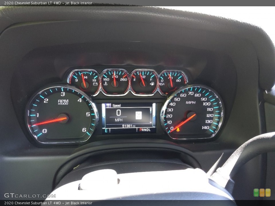 Jet Black Interior Gauges for the 2020 Chevrolet Suburban LT 4WD #145917151