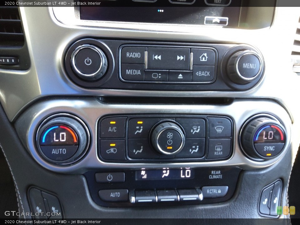 Jet Black Interior Controls for the 2020 Chevrolet Suburban LT 4WD #145917247