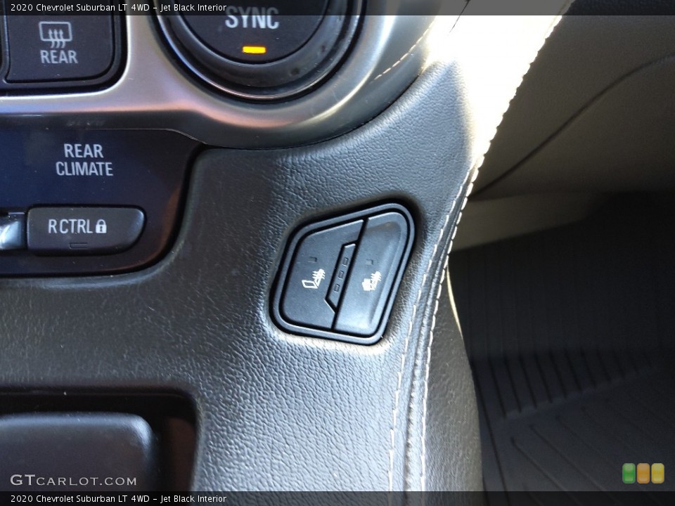 Jet Black Interior Controls for the 2020 Chevrolet Suburban LT 4WD #145917295