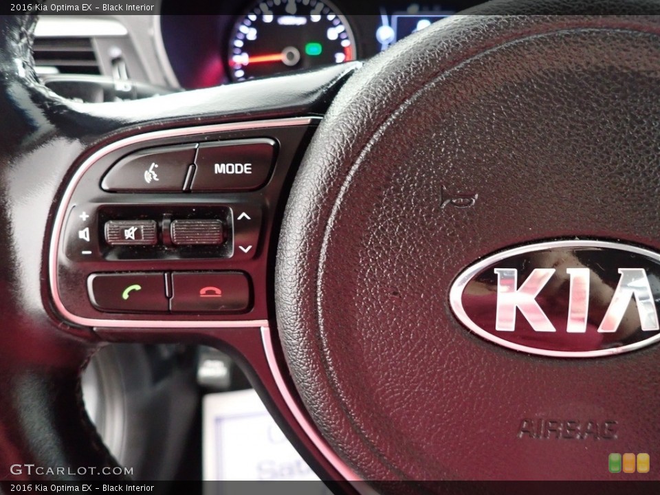 Black Interior Steering Wheel for the 2016 Kia Optima EX #145919545