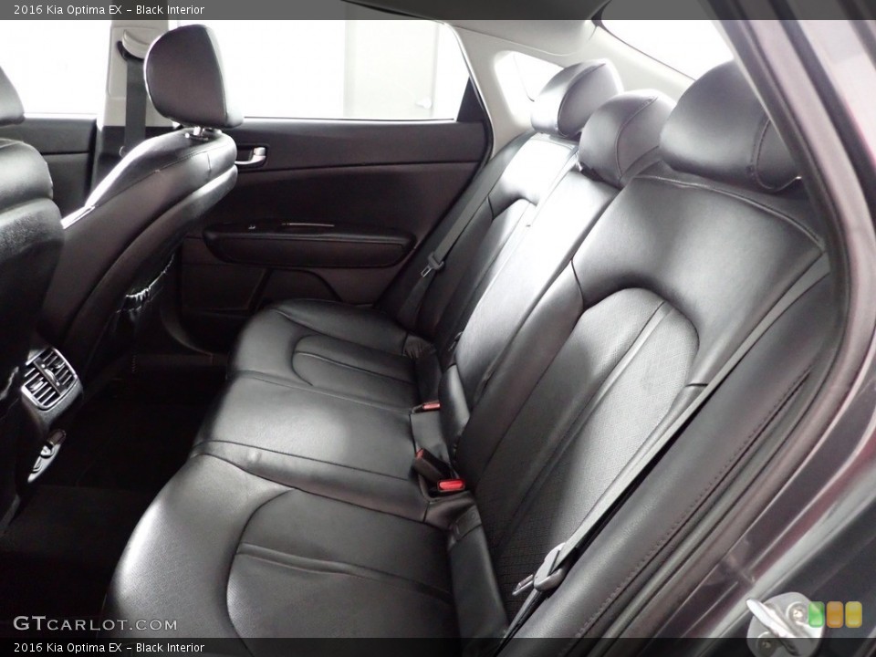 Black Interior Rear Seat for the 2016 Kia Optima EX #145919611
