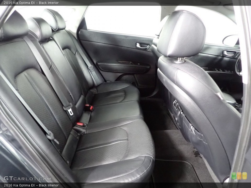 Black Interior Rear Seat for the 2016 Kia Optima EX #145919659