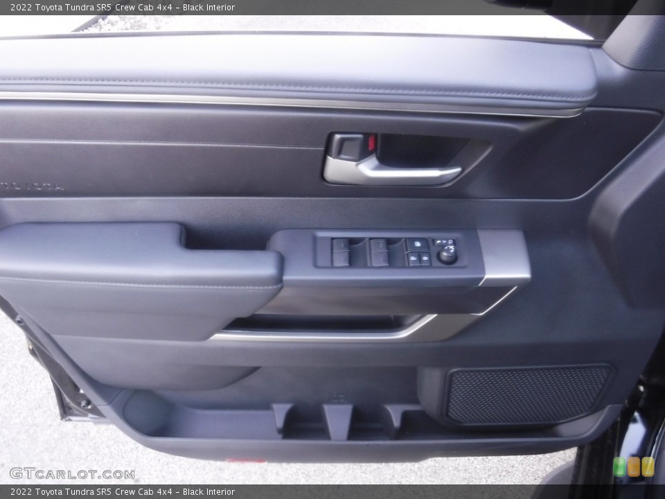 Black Interior Door Panel for the 2022 Toyota Tundra SR5 Crew Cab 4x4 #145919835