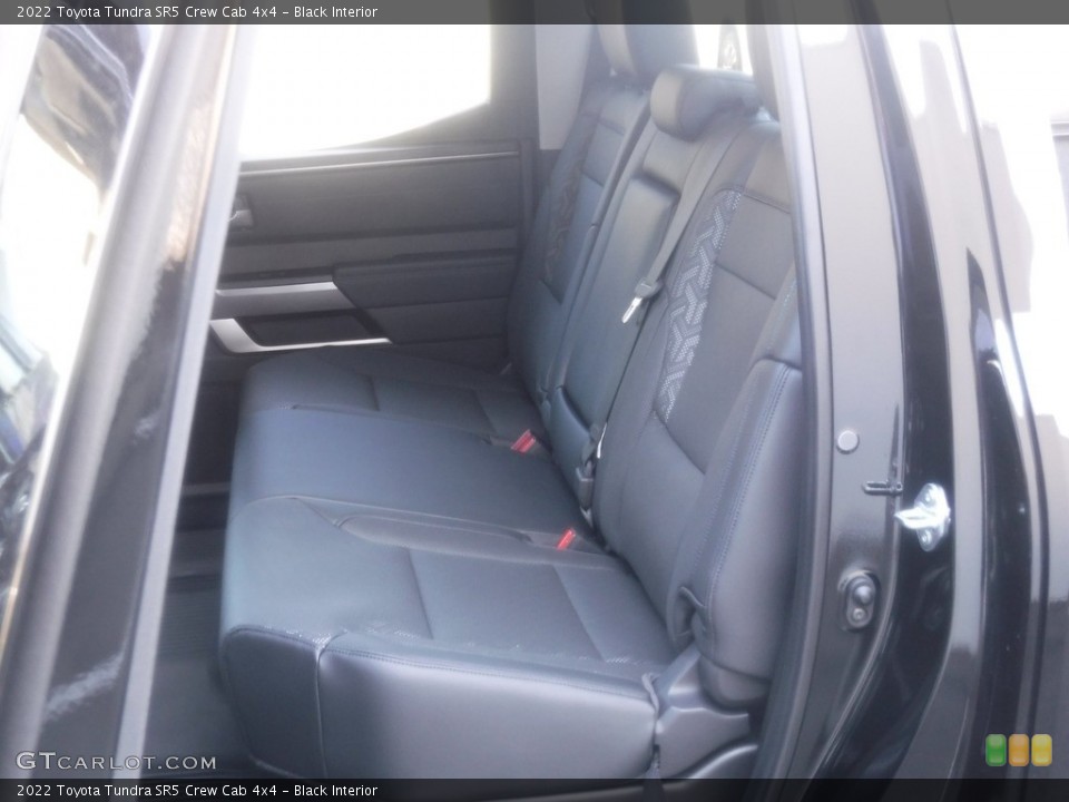 Black Interior Rear Seat for the 2022 Toyota Tundra SR5 Crew Cab 4x4 #145919956