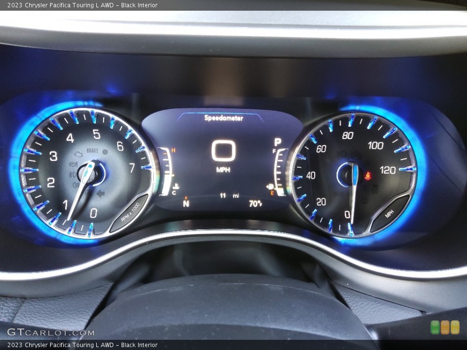 Black Interior Gauges for the 2023 Chrysler Pacifica Touring L AWD #145922083