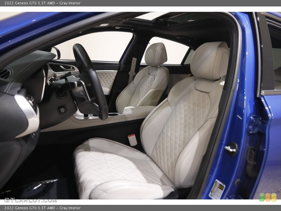 Gray Interior Front Seat for the 2022 Genesis G70 3.3T AWD #145923670