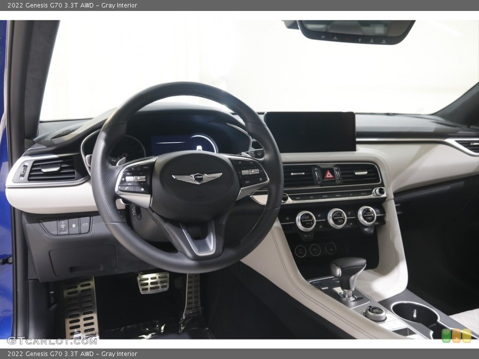 Gray Interior Dashboard for the 2022 Genesis G70 3.3T AWD #145923691