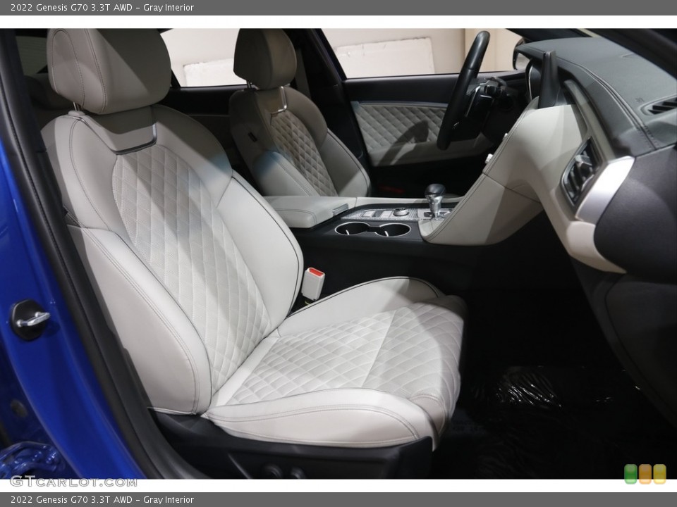 Gray Interior Front Seat for the 2022 Genesis G70 3.3T AWD #145923916