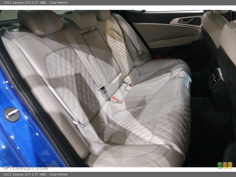 Gray Interior Rear Seat for the 2022 Genesis G70 3.3T AWD #145923934