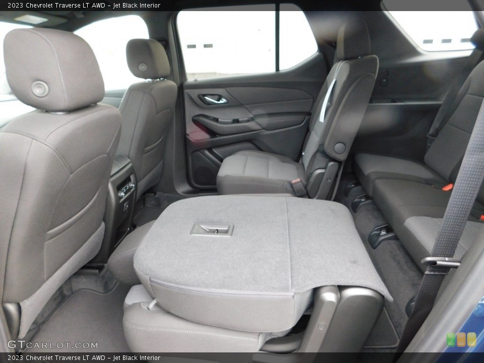 Jet Black Interior Rear Seat for the 2023 Chevrolet Traverse LT AWD #145925246