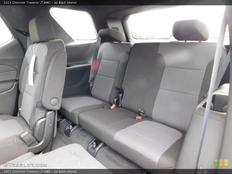 Jet Black Interior Rear Seat for the 2023 Chevrolet Traverse LT AWD #145925284