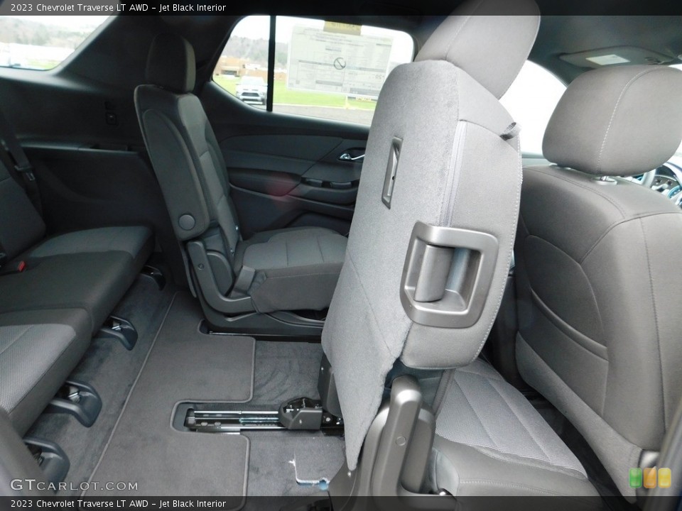 Jet Black Interior Rear Seat for the 2023 Chevrolet Traverse LT AWD #145925401