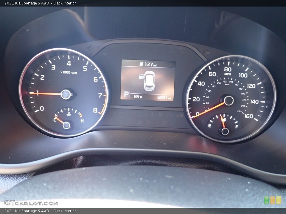 Black Interior Gauges for the 2021 Kia Sportage S AWD #145925932