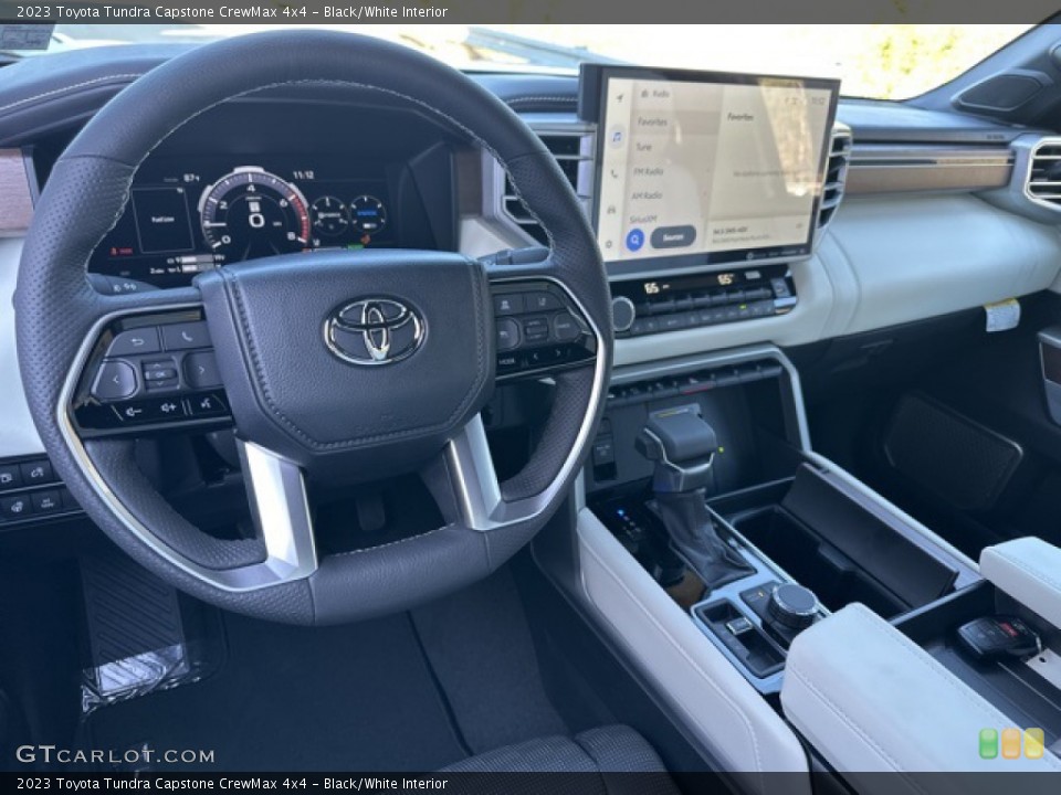 Black/White Interior Front Seat for the 2023 Toyota Tundra Capstone CrewMax 4x4 #145929791