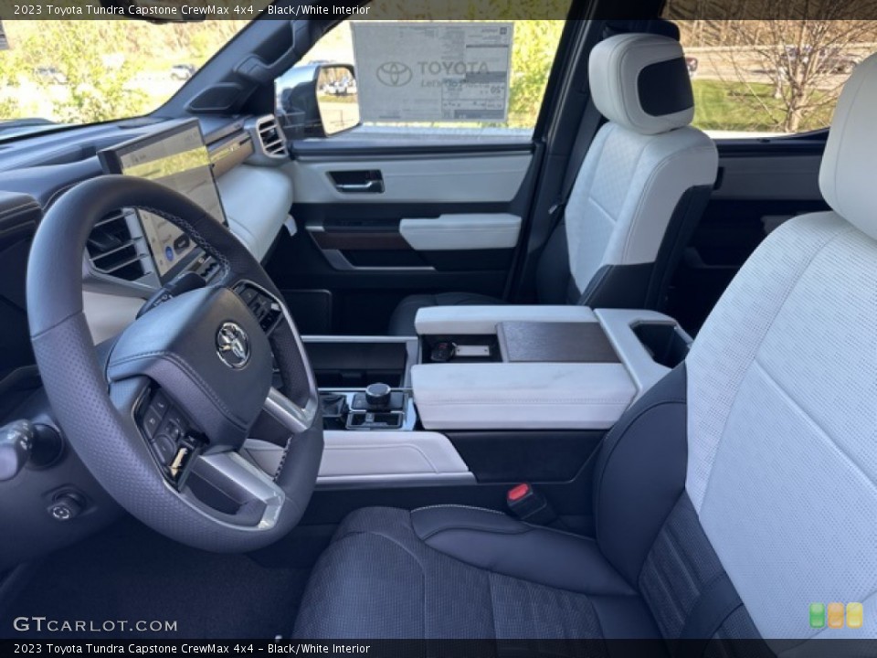 Black/White Interior Photo for the 2023 Toyota Tundra Capstone CrewMax 4x4 #145929812
