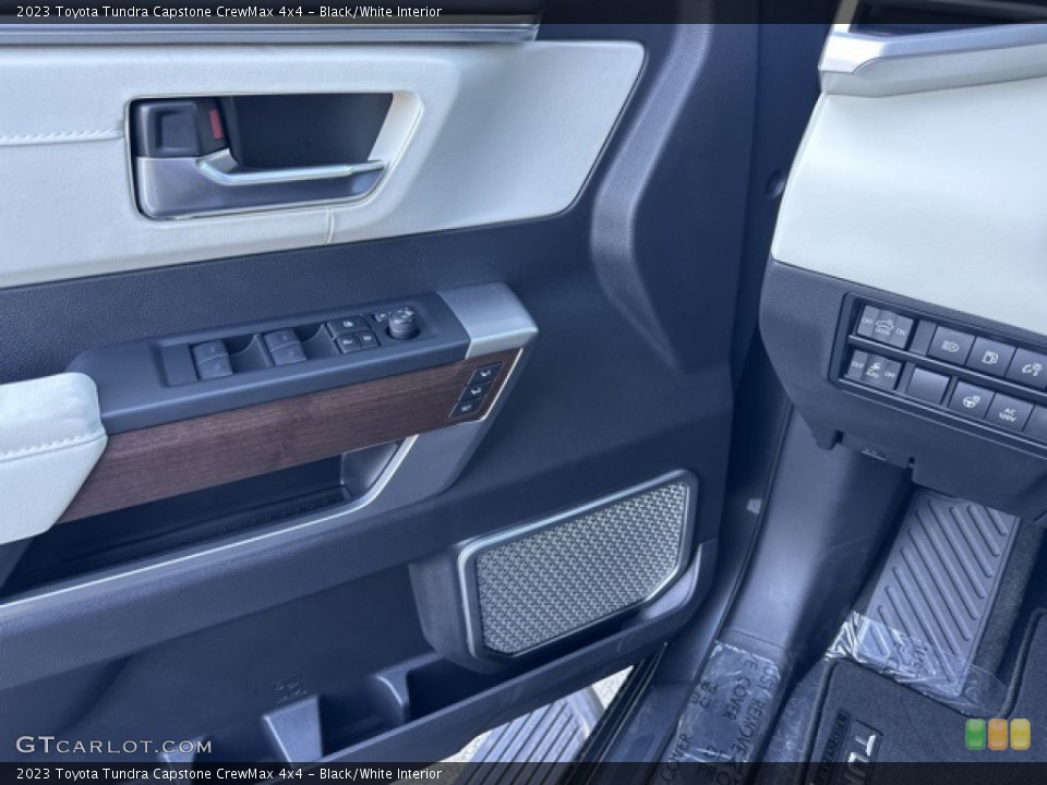 Black/White Interior Controls for the 2023 Toyota Tundra Capstone CrewMax 4x4 #145930097