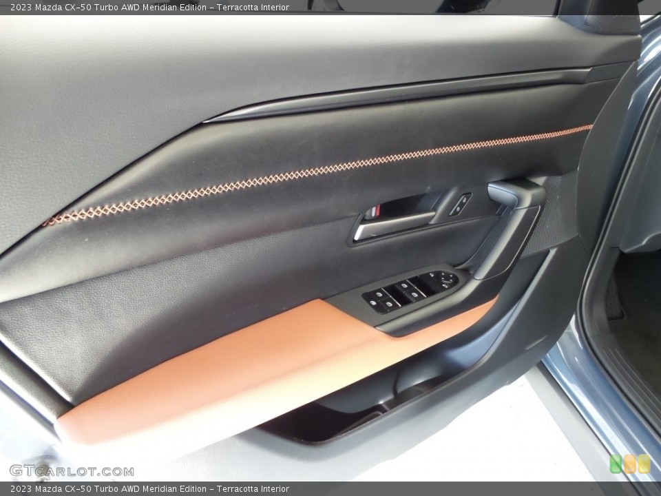 Terracotta Interior Door Panel for the 2023 Mazda CX-50 Turbo AWD Meridian Edition #145934975